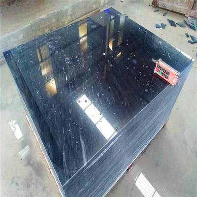 天然黑色大理石夜飘雪工厂 黑色系成品石材可定制规格