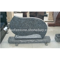 蓝珍珠欧式墓碑 南安市康美茂发石材厂匠心打造的艺术品