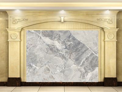 大理石石纹高温大板石材背景墙